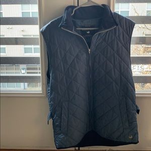 Southern Marsh Blue Quilted Vest size M